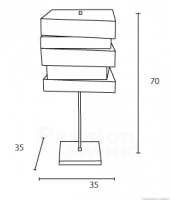 houten tafellamp afmetingen - book table lamp in ash wood sizes