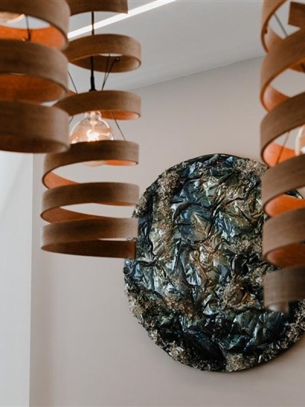 Twister bespoke lamp